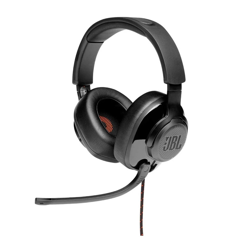 JBL Quantum 200 Wired Over-Ear Gaming Headset - Black - سماعة